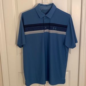 Blue Under Armour golf polo - Large